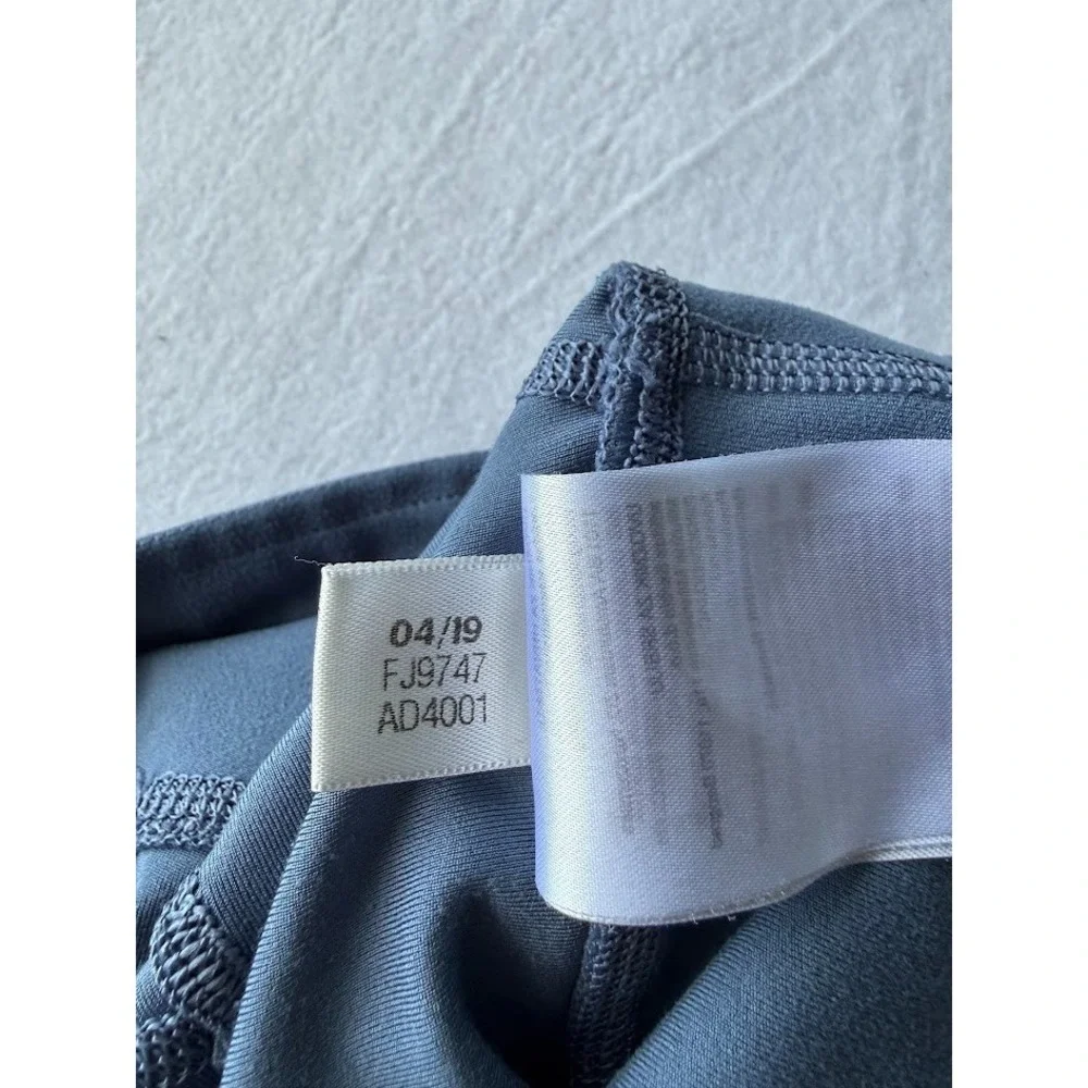 Adidas Climalite Leggings Women Large Blue Athletic High‎ Rise Stretch Training